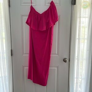Bright pink summery dress! Never worn. Pomander Place (From Tuckernuck) size XXL